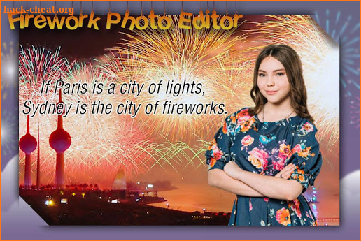 Firework Photo Frame screenshot