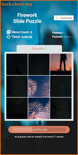 Firework Slide Puzzle screenshot