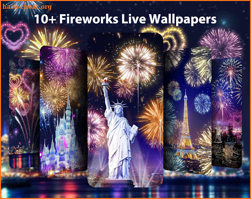 Fireworks Live Wallpaper & Launcher Themes screenshot