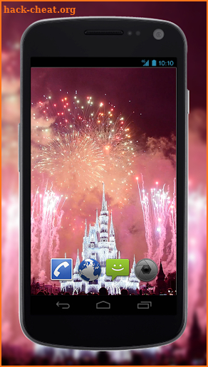 Fireworks over Disneyland LWP screenshot
