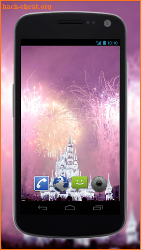 Fireworks over Disneyland LWP screenshot
