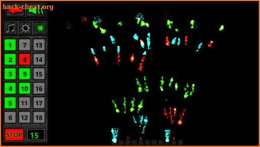 Fireworks simulator of fireworks. screenshot