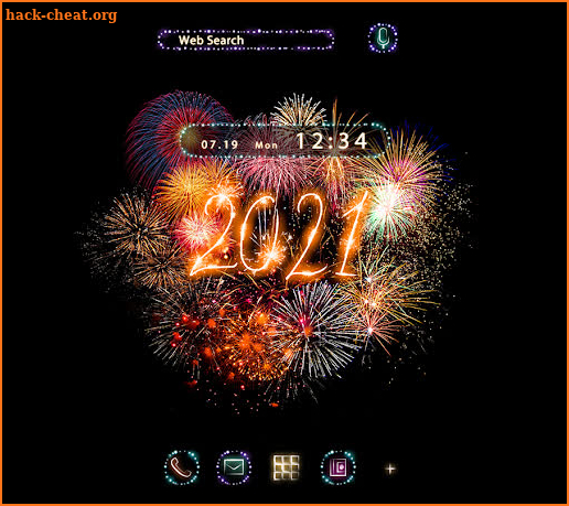 Fireworks Wallpaper Happy New Year 2021 Theme screenshot