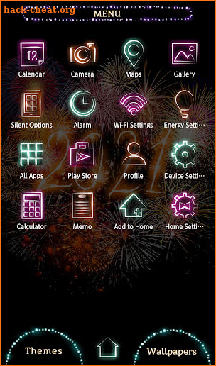 Fireworks Wallpaper Happy New Year 2021 Theme screenshot