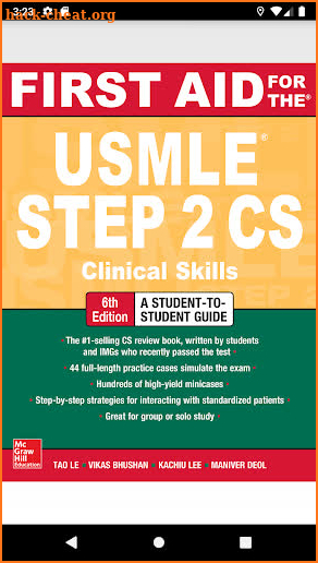 First Aid for the USMLE Step 2 CS, Sixth Edition screenshot
