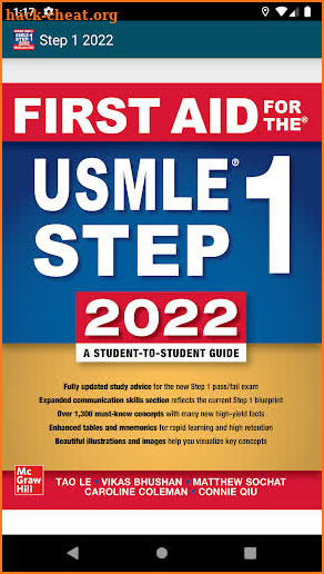 First Aid USMLE Step 1 2022 screenshot