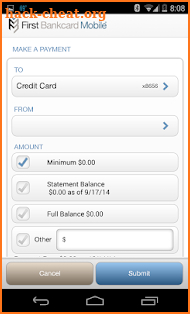 First Bankcard Mobile screenshot