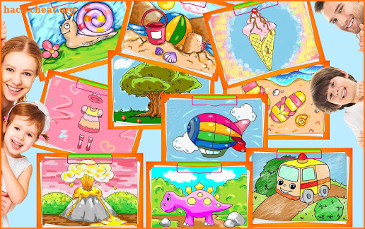 First Coloring book for kindergarten kids screenshot