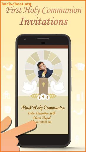 First Communion Invitations screenshot