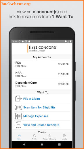 First Concord Benefits Group screenshot