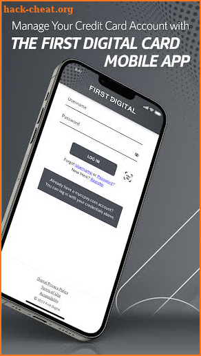First Digital Card Mobile App screenshot