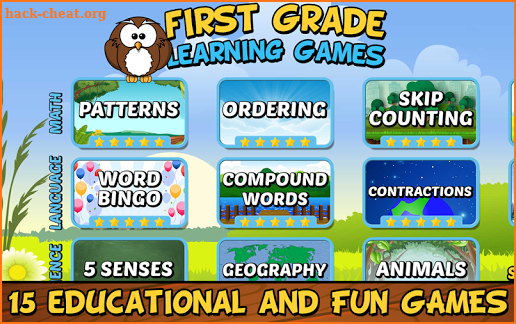 First Grade Learning Games (School Edition) screenshot