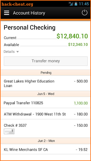 First Interstate Bank Personal Mobile Banking screenshot