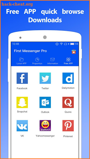 First Messenger Pro screenshot