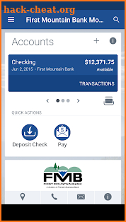 First Mountain Bank Mobile screenshot