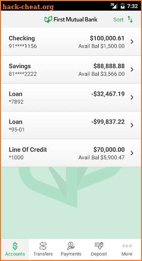 First Mutual Bank Mobile screenshot