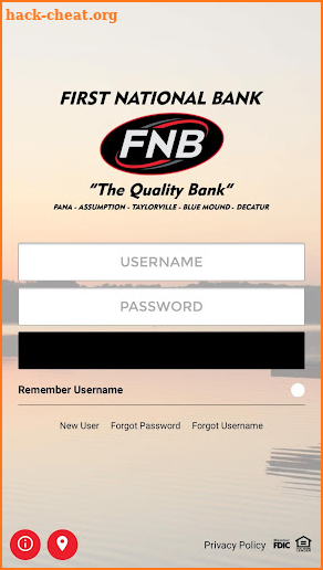 First National Bank of Pana screenshot