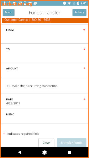 First PREMIER Mobile Banking screenshot