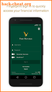 First Republic Mobile - Green screenshot