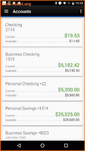 First United Mobile Banking screenshot