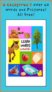 First Words 12 Months Plus (Baby Flashcards) screenshot