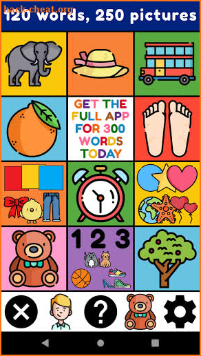 First Words for baby - US English (100 flashcards) screenshot