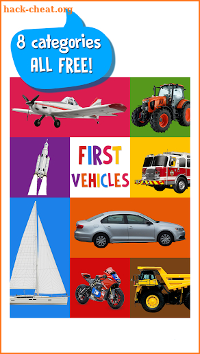 First Words for Baby: Vehicles screenshot