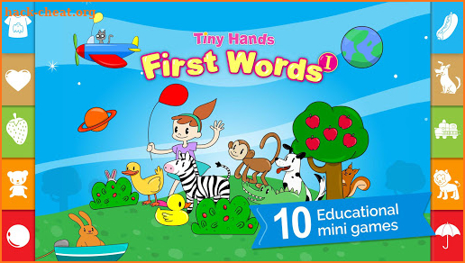 First words kids learn to read screenshot