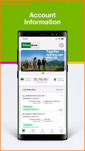 FirstBank Tu Banca Digital App screenshot