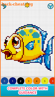 Fish Color by Number - Pixel Art, Sandbox Coloring screenshot