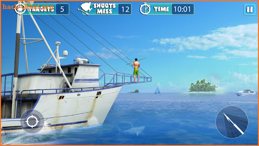 Fish Hunting Game 2020: Deep Sea Shark Shooting screenshot