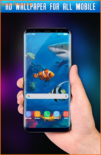 Fish Live Wallpaper 3D Aquarium Background HD 2018 screenshot
