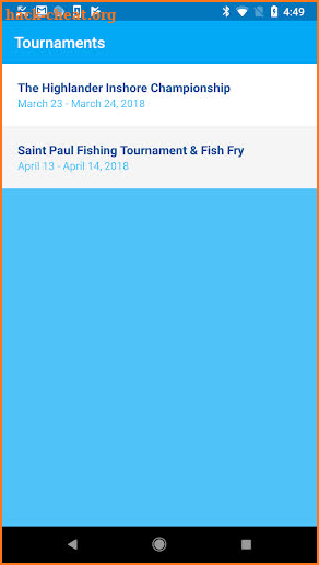 Fish On Tournaments screenshot