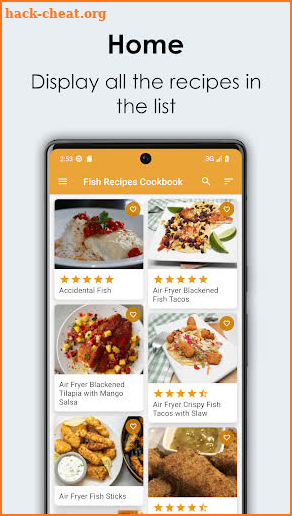 Fish Recipes Cookbook screenshot