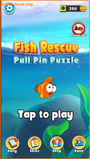 Fish Rescue - Pull Pin Puzzle screenshot