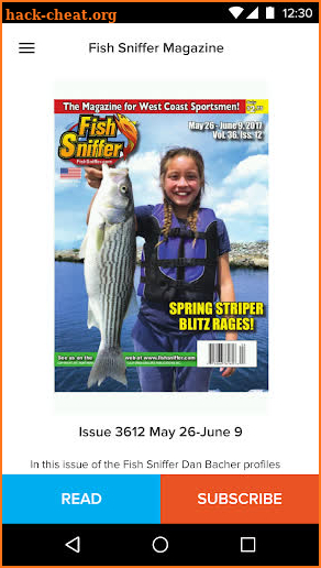 Fish Sniffer Magazine screenshot