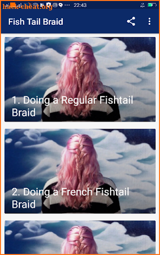 Fish Tail Braid screenshot