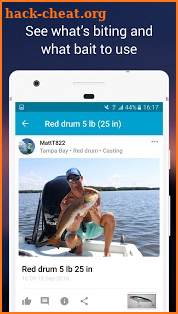 Fishbrain - local fishing map and forecast app screenshot