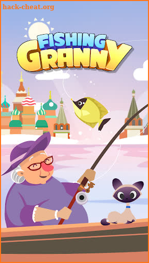 Fishing Granny - Funny,Amazing Fishing Game screenshot