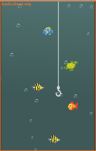 Fishing Hook 2D Game - catch the shark fish screenshot