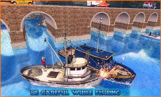 Fishing Ship Simulator 2019 : Fish Boat Game screenshot