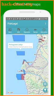 FishLegal, California Fishing Regulations & Maps screenshot