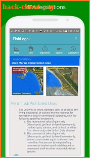 FishLegal, California Fishing Regulations & Maps screenshot