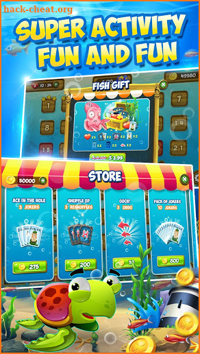 Fishmen Solitaire screenshot