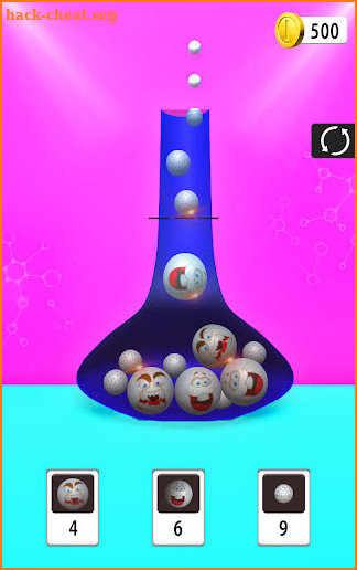 Fit Ball And Squeeze Puzzle screenshot
