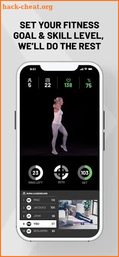 FITBEAT -- Home workouts & fitness plans screenshot