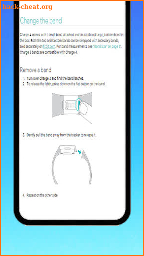 Fitbit Charge 4 User Guide screenshot