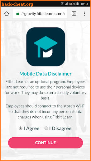 Fitbit Learn-Retail Training screenshot