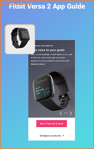 Fitbit Versa 2 App Guide screenshot