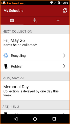 Fitchburg Trash & Recycle Tool screenshot